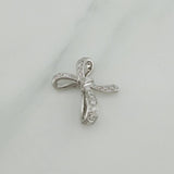 Dije Moño 2.35 g / 1.7 cm Oro Blanco 18K