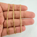 Cadena Escalera Plana 3.3 g / 60.2 cm / 2.56 mm Oro Amarillo 18K