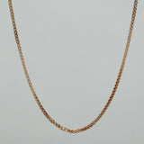 Cadena Veneciana 6.05 g / 60.8 cm / 1.3 mm Dos Oros Blanco Rosa 18K