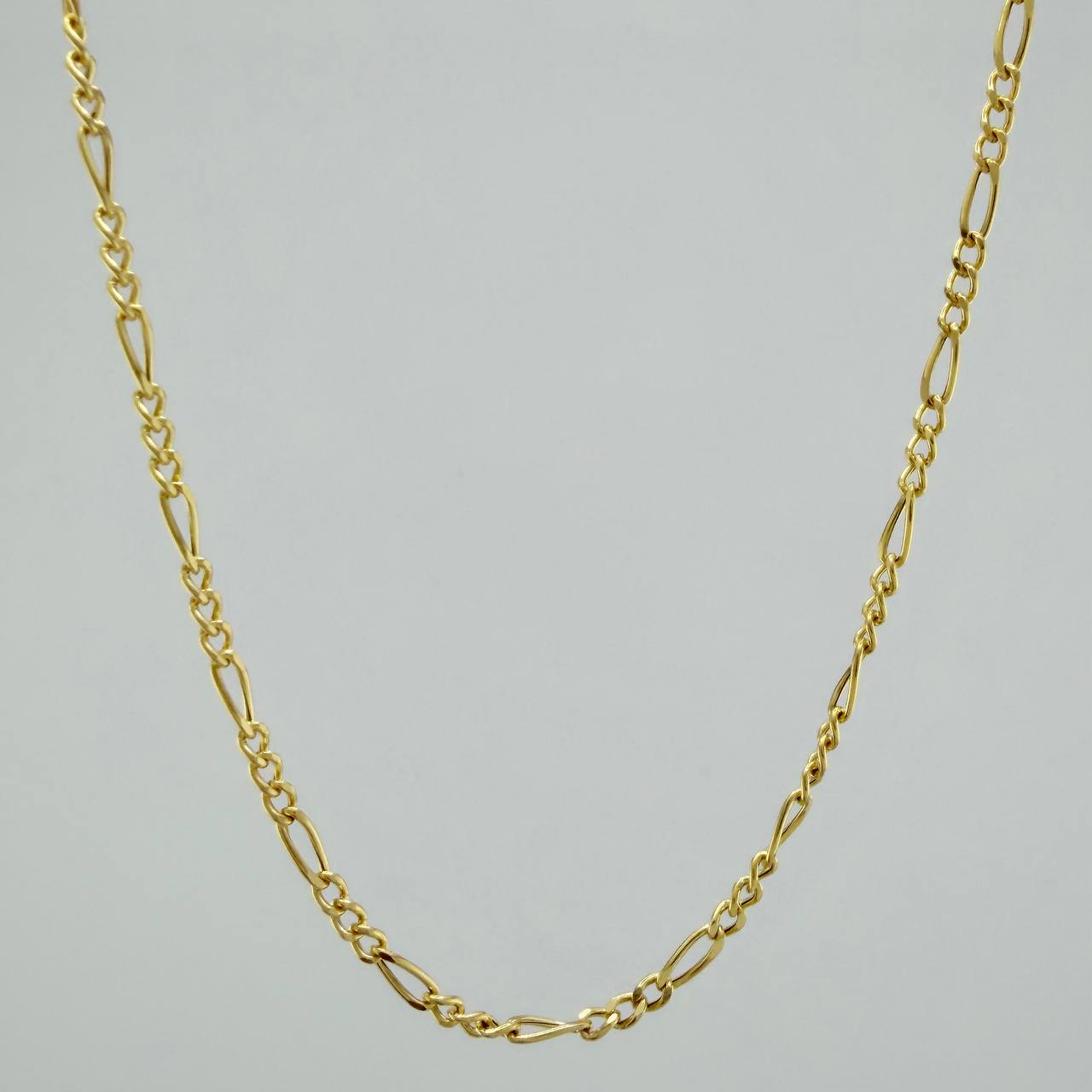 Cadena Figaro 3.45 g / 60.1 cm / 2.17 mm Oro Amarillo 18K