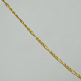 Cadena Figaro 3.45 g / 60.1 cm / 2.17 mm Oro Amarillo 18K