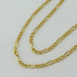 Cadena Figaro 3.45 g / 60.1 cm / 2.17 mm Oro Amarillo 18K