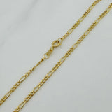 Cadena Figaro 3.45 g / 60.1 cm / 2.17 mm Oro Amarillo 18K