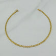 Pulso Escalera Plana 1.3 g / 20 cm / 2.55 mm Oro Amarillo 18K