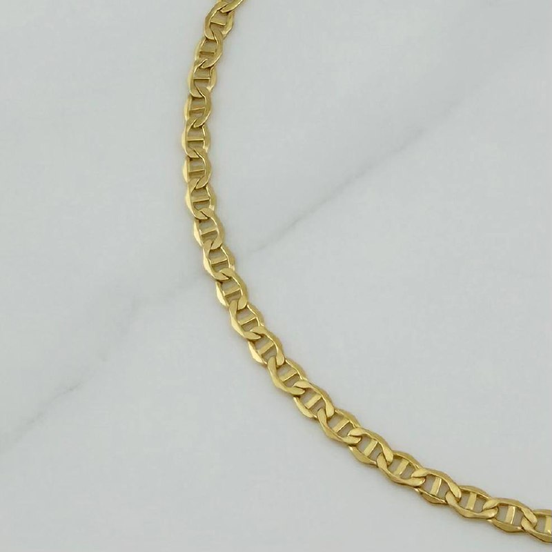 Pulso Escalera Plana 1.3 g / 20 cm / 2.55 mm Oro Amarillo 18K