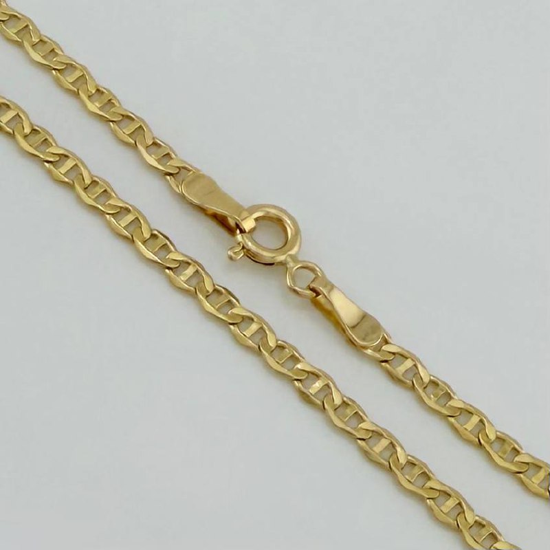 Pulso Escalera Plana 1.3 g / 20 cm / 2.55 mm Oro Amarillo 18K