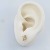 Topos Cruz 1gr / 8.25mm Oro Amarillo 18K %