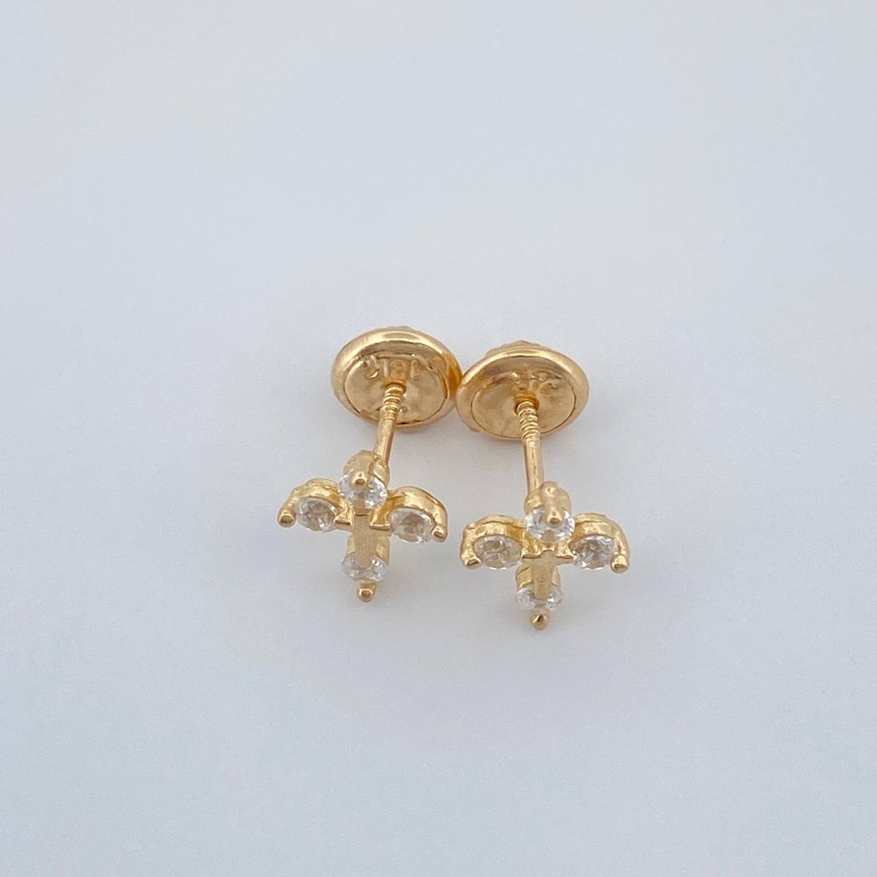 Topos Cruz 1gr / 8.25mm Oro Amarillo 18K %