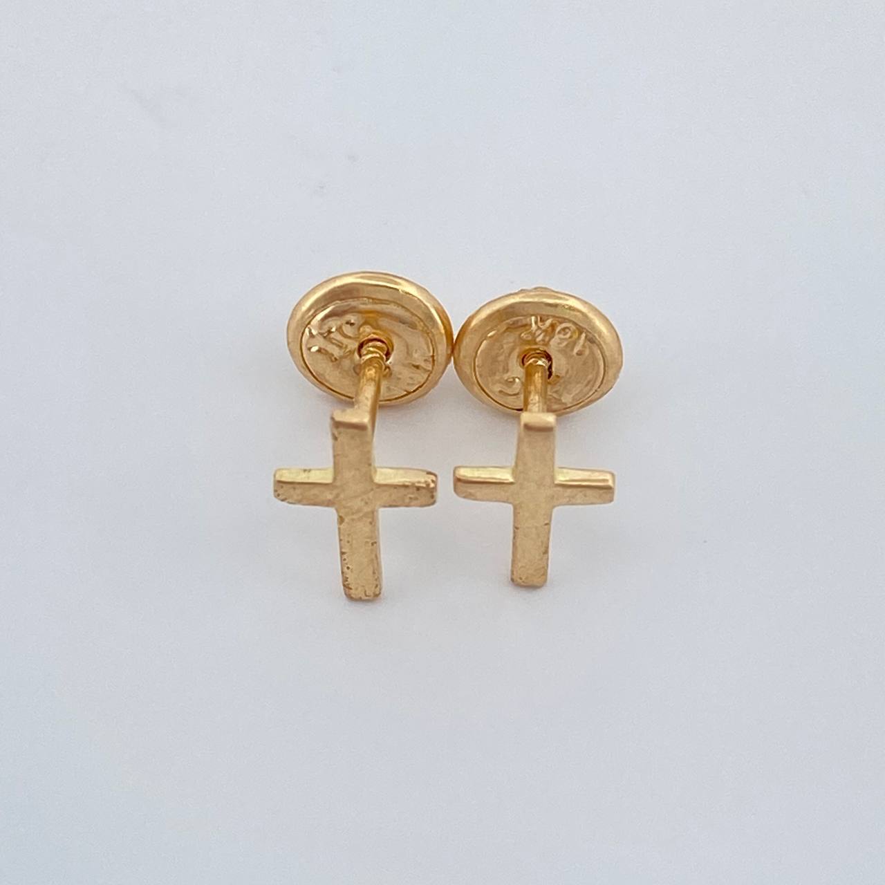 Topos Cruz 0.7gr / 7.25mm Oro Amarillo 18K %