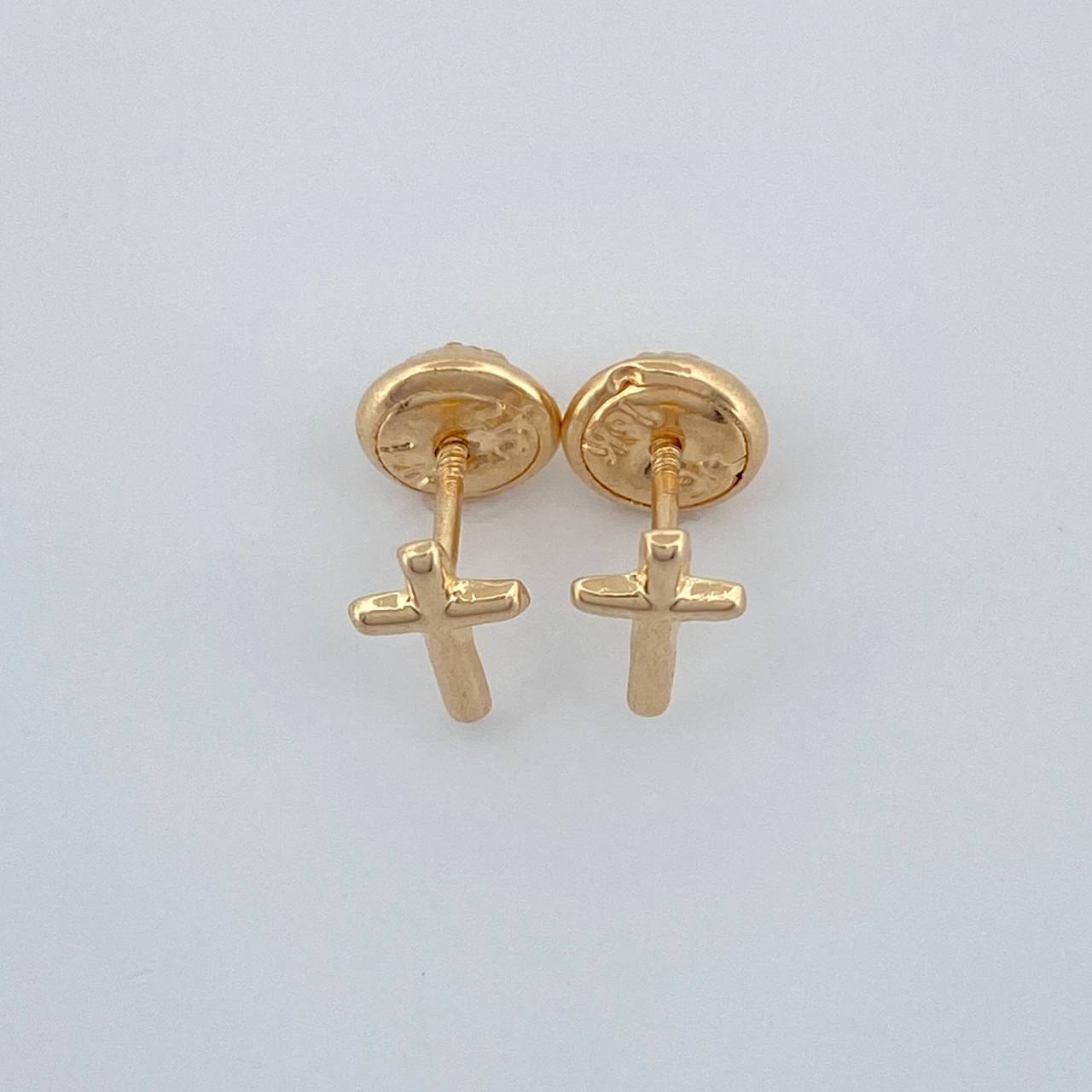 Topos Cruz 0.45gr / 7.1mm Oro Amarillo 18K %