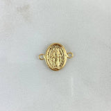 Herraje Virgen Milagrosa 0.45gr / 1.5cm / Oro Amarillo