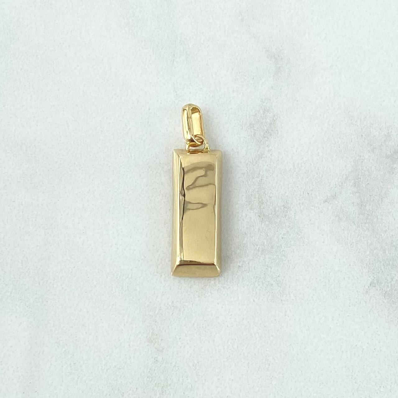 Dije Lingote 3.1gr / 2.5cm / Oro Amarillo 18K *