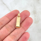 Dije Lingote 3.1gr / 2.5cm / Oro Amarillo 18K *