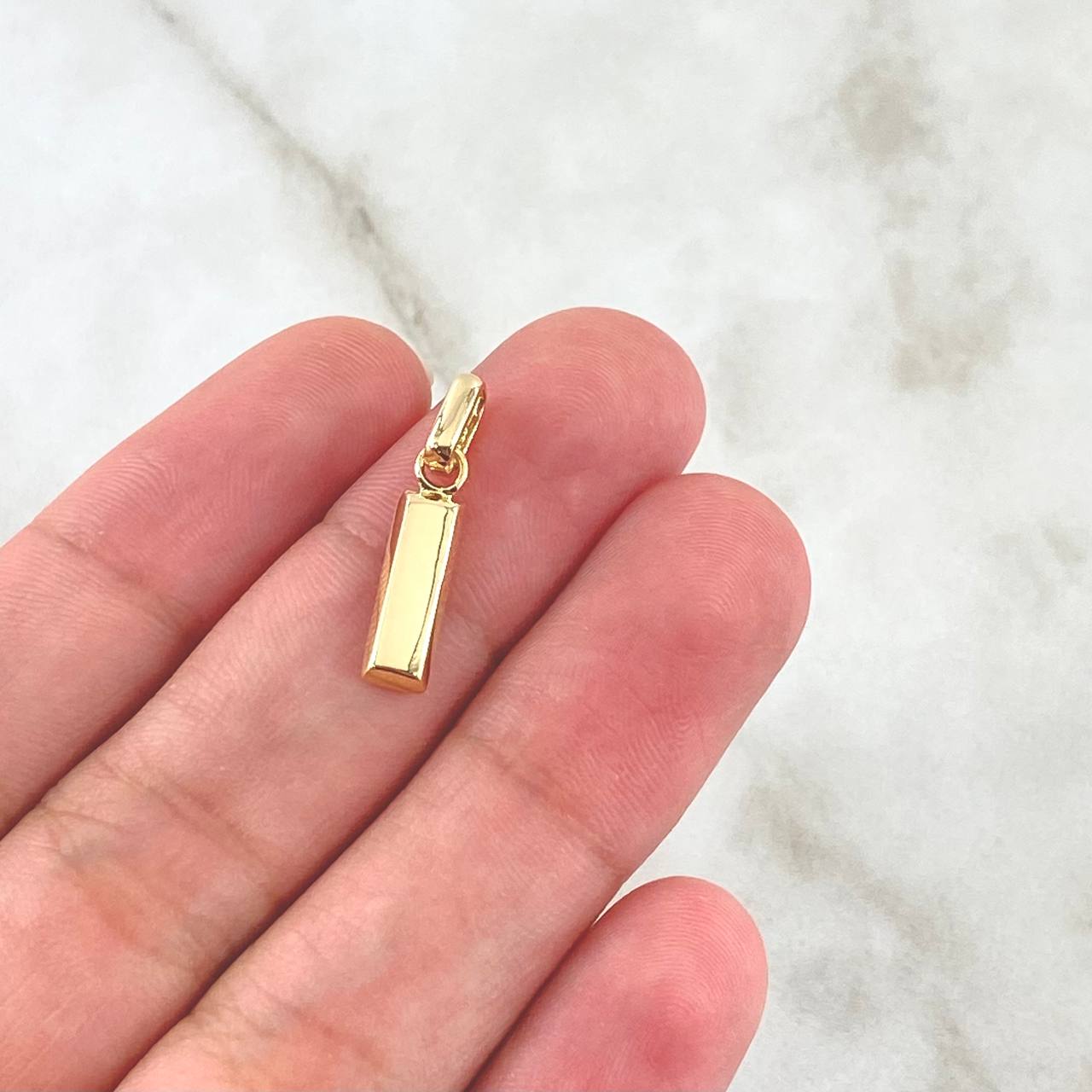 Dije Lingote 1.25gr / 2cm / Oro Amarillo 18K *