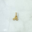 Dije Bicicleta 0.35gr / 1cm / Liso Oro Amarillo 18K *