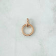 Dije Aro 1.1gr / 1.6cm / Liso Oro Rosa 18K *