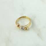 Anillo Cinturon De Orion 2.35gr / T7 1/4 / Tres Oros 18K