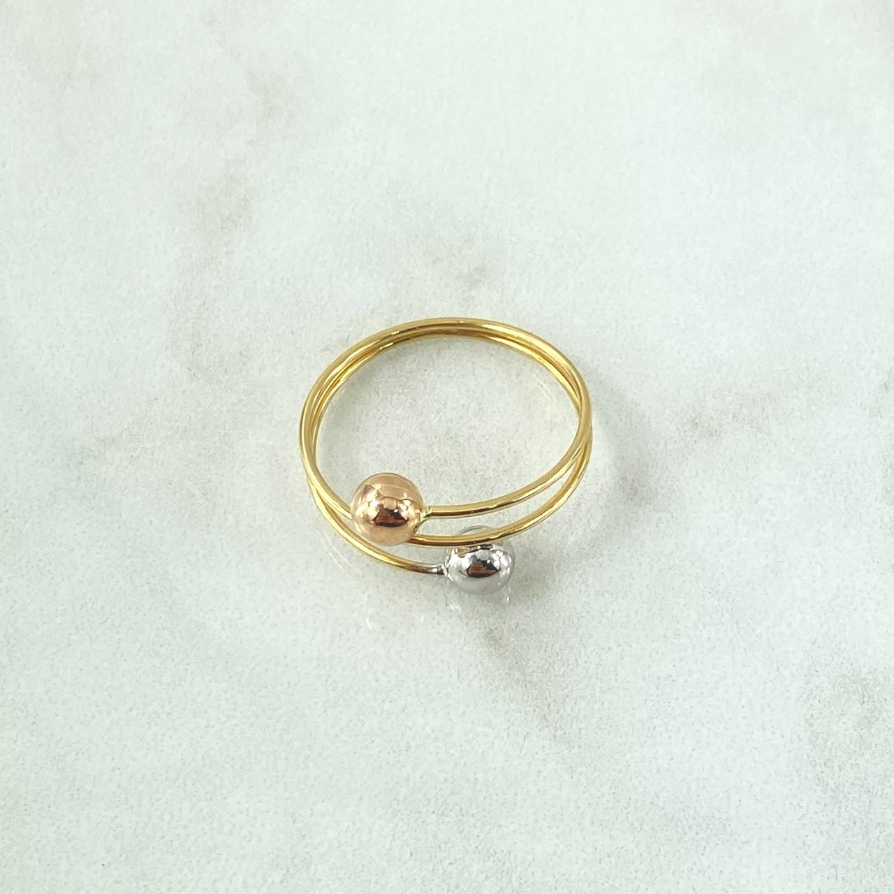 Anillo Cinturon De Orion 1.45gr / T8 1/2 / Oro 18K ©