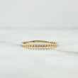 Anillo Mitad Esferas 1gr / T5 / Oro Amarillo 18K ©