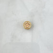Herraje Corona RX En Aro 1.05gr / 1cm / Circones Blancos Dos Oros Amarillo Rosa 18K ©