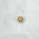 Herraje Timon 1gr / 1cm / Circones Blancos y Negros Oro Amarillo 18K ©