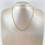 Cadena Serpiente 3.85gr / 40cm / 3mm Oro Amarillo +3 18K
