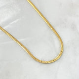 Cadena Serpiente 3.85gr / 40cm / 3mm Oro Amarillo +3 18K