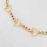 Pulso Tenis Mariposa 6.05g / 18cm / 2.6mm Oro Amarillo 18K