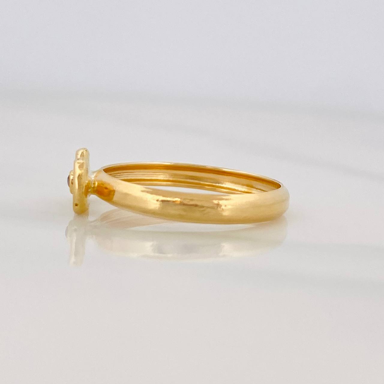 Anillo Moño 1.2g / T 5 1/4 Oro Amarillo 18K