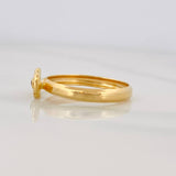 Anillo Moño 1.2g / T 5 1/4 Oro Amarillo 18K