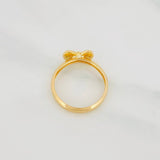 Anillo Moño 1.2g / T 5 1/4 Oro Amarillo 18K