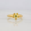 Anillo Flor 1g / T7 1/2 Oro Amarillo 18K