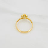 Anillo Trebol 1.35g / T7 1/4 Oro Amarillo 18K