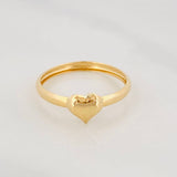 Anillo Corazon 0.9g / T8 1/2 Oro Amarillo 18K