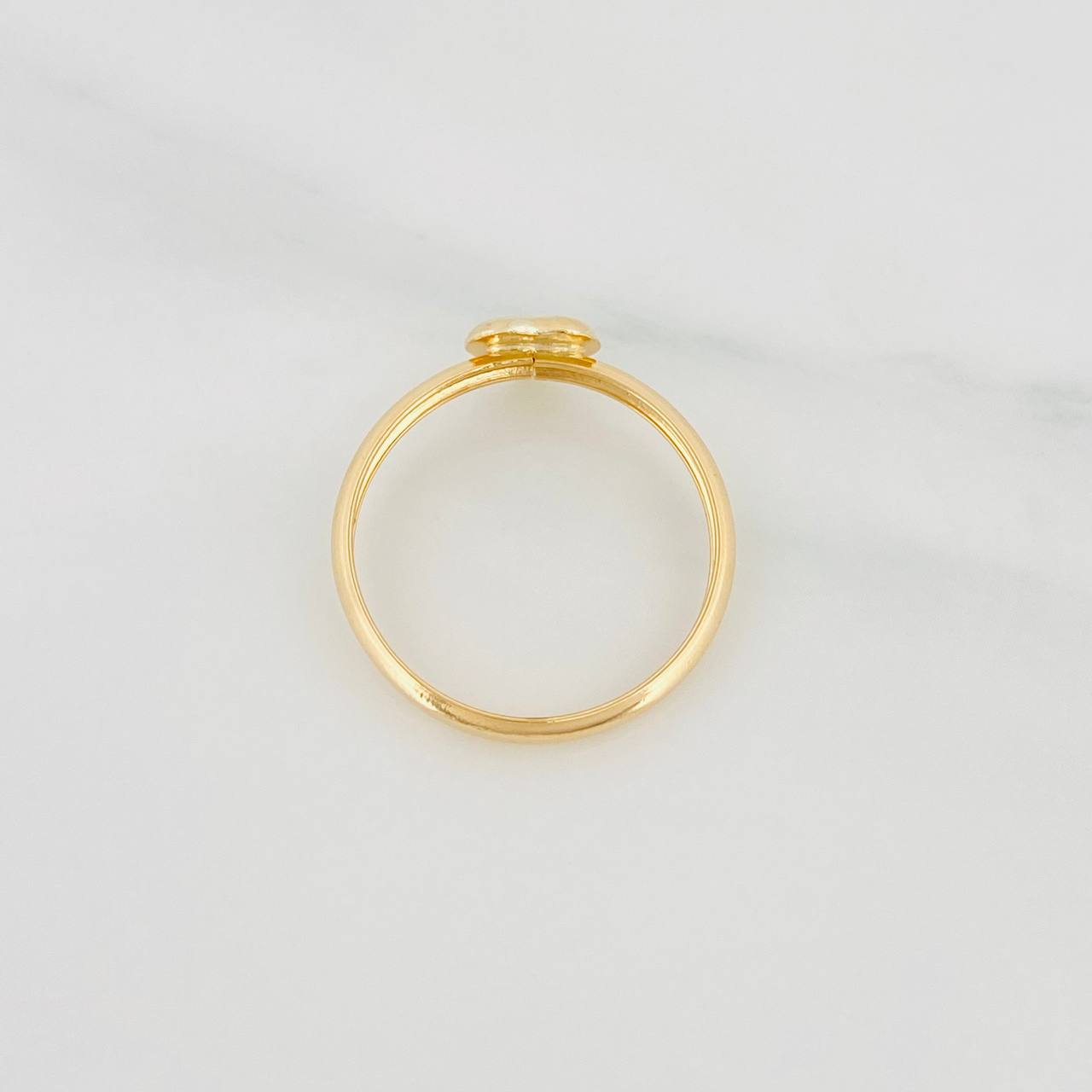 Anillo Bicicleta 1.05g / T8 Oro Amarillo 18K