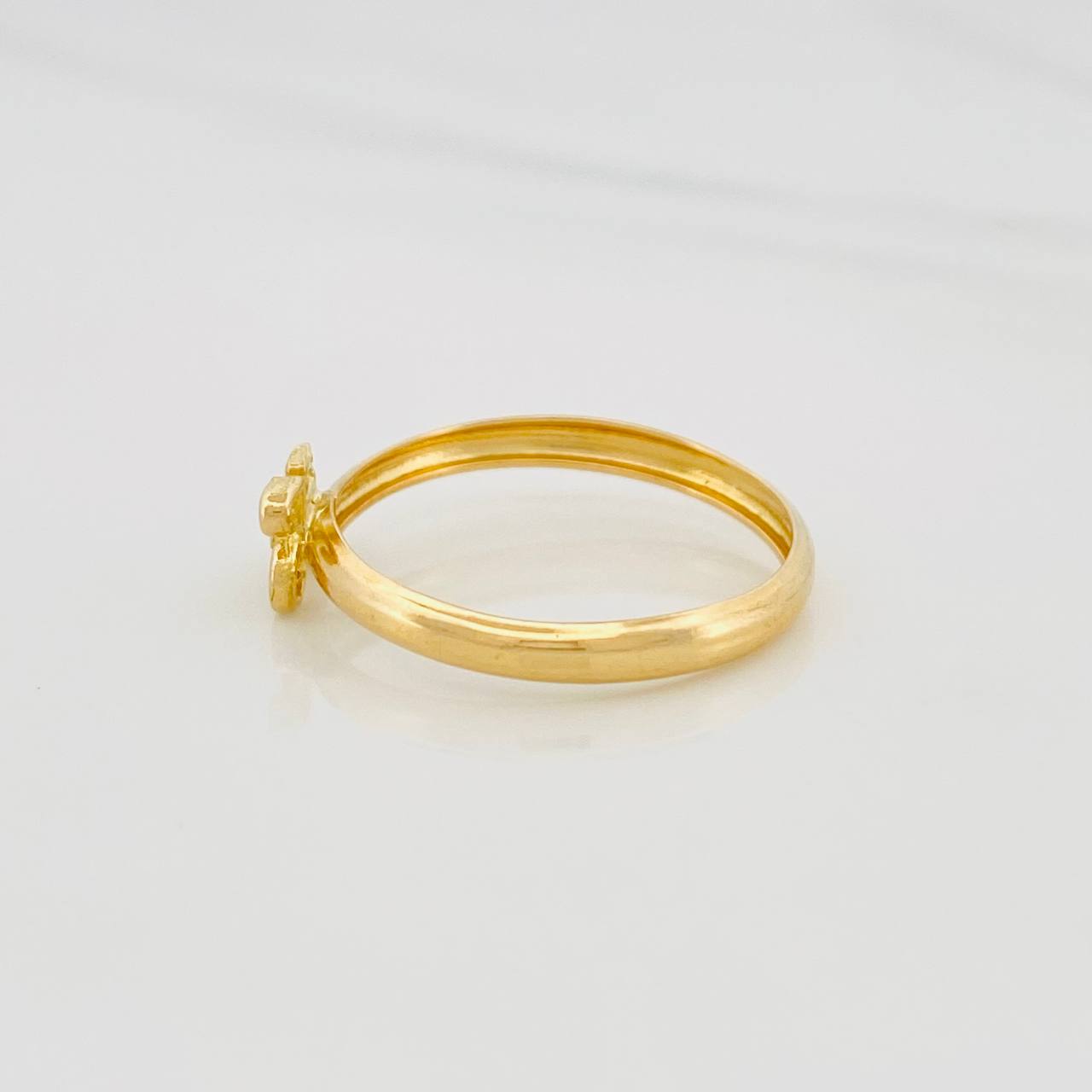 Anillo Bicicleta 1.15g / T8 1/4 Oro Amarillo 18K