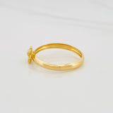 Anillo Bicicleta 1.05g / T8 Oro Amarillo 18K