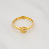 Anillo Estrella 0.8g / T7 Oro Amarillo 18K