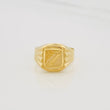Anillo Sello Espiga 0.8g / T0 Oro Amarillo 18K