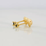 Topos Cuatro Garras 0.6g / 3mm Oro Amarillo 18K