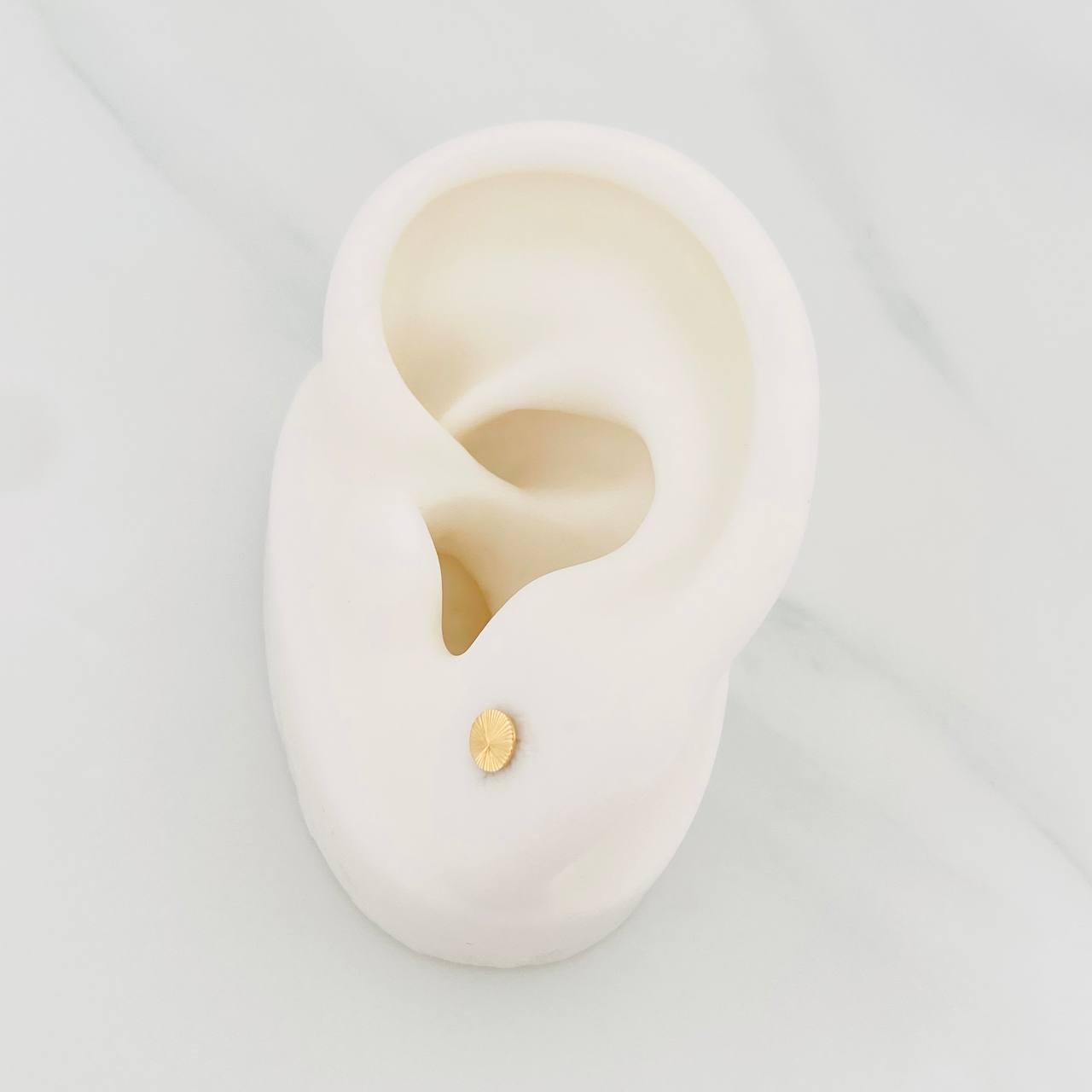 Topos Circulo Diamantado 0.55g / 2mm Oro Amarillo 18K