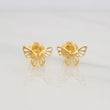 Topos Mariposa 0.65g / 4.7mm Oro Amarillo 18K