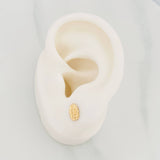 Topos Virgen de Guadalupe 0.7g / 8mm Oro Amarillo 18K