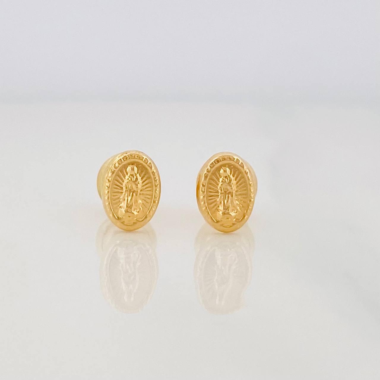Topos Virgen de Guadalupe 0.65g / 5mm Oro Amarillo 18K