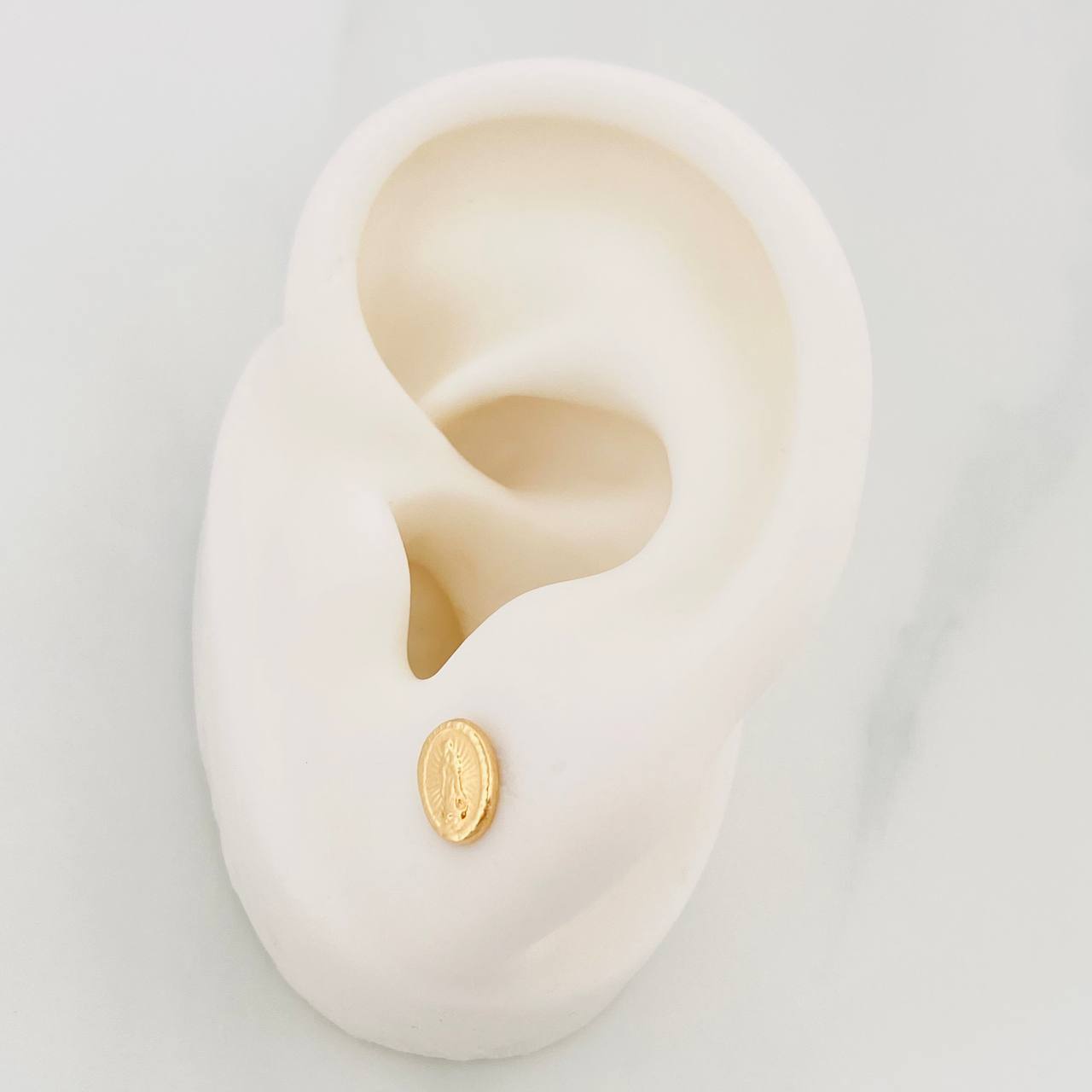 Topos Virgen de Guadalupe 0.75g / 7.5mm Oro Amarillo 18K