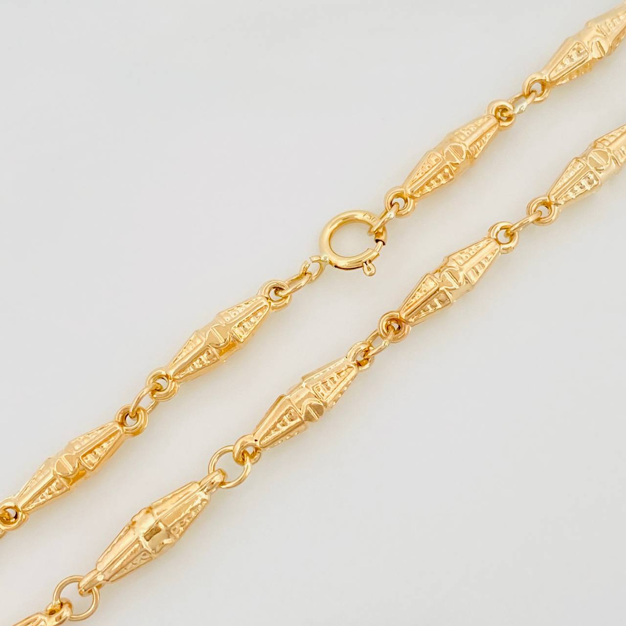 Cadena Dubai 9.3g / 60cm / 3.7mm Oro Amarillo 18K