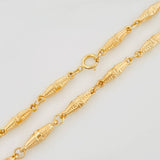 Cadena Dubai 9.05g / 60cm / 3.7mm Oro Amarillo 18K