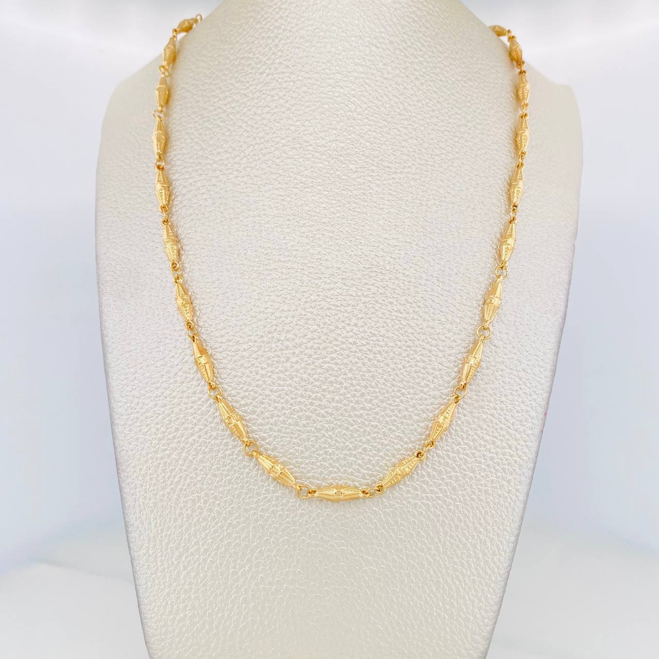 Cadena Dubai 9.05g / 60cm / 3.7mm Oro Amarillo 18K