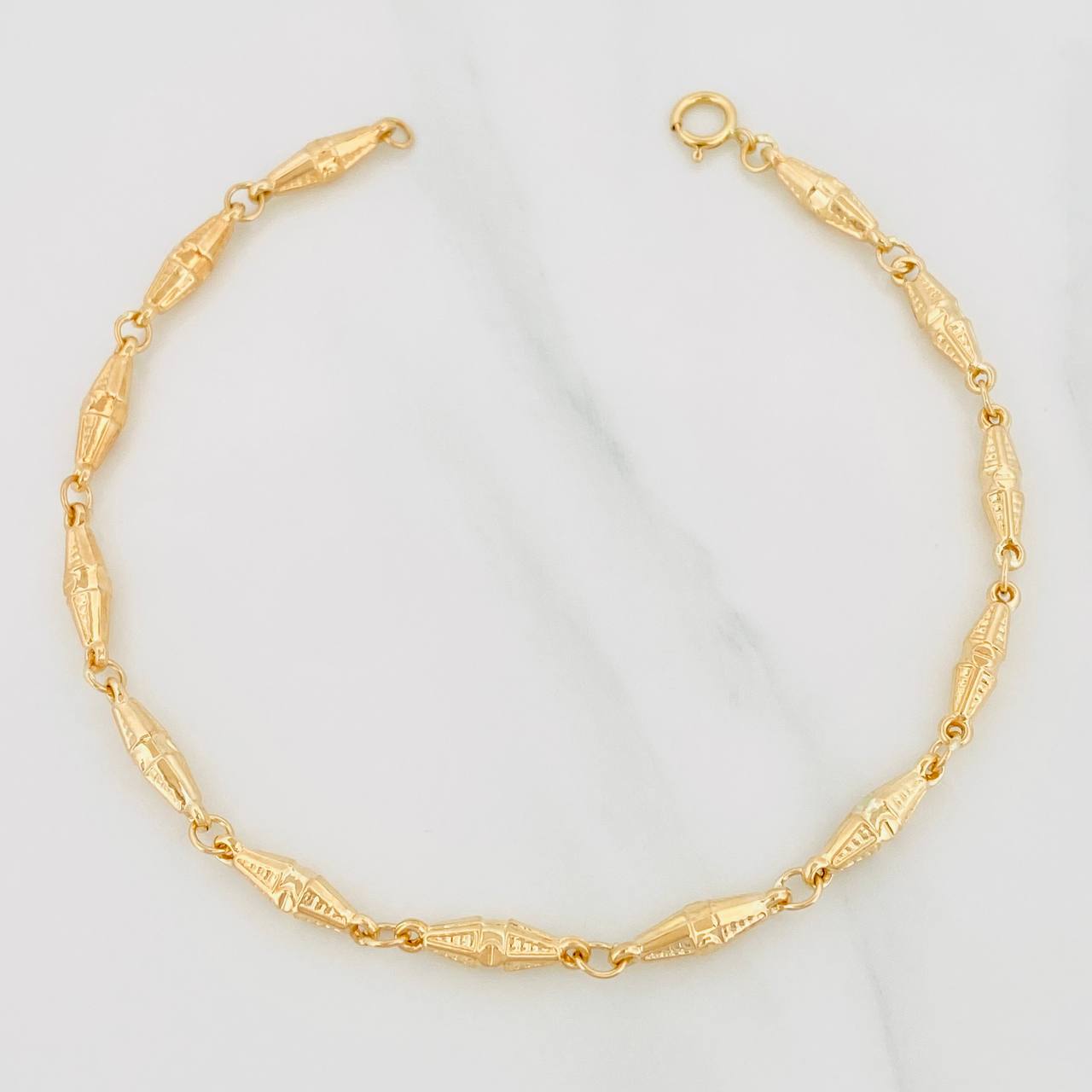 Pulso Dubai 3.2g / 21cm / 3.7mm Oro Amarillo 18K