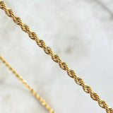 Cadena Lazo 8.35gr / 60cm / 3.3mm Oro Amarillo +3 18K
